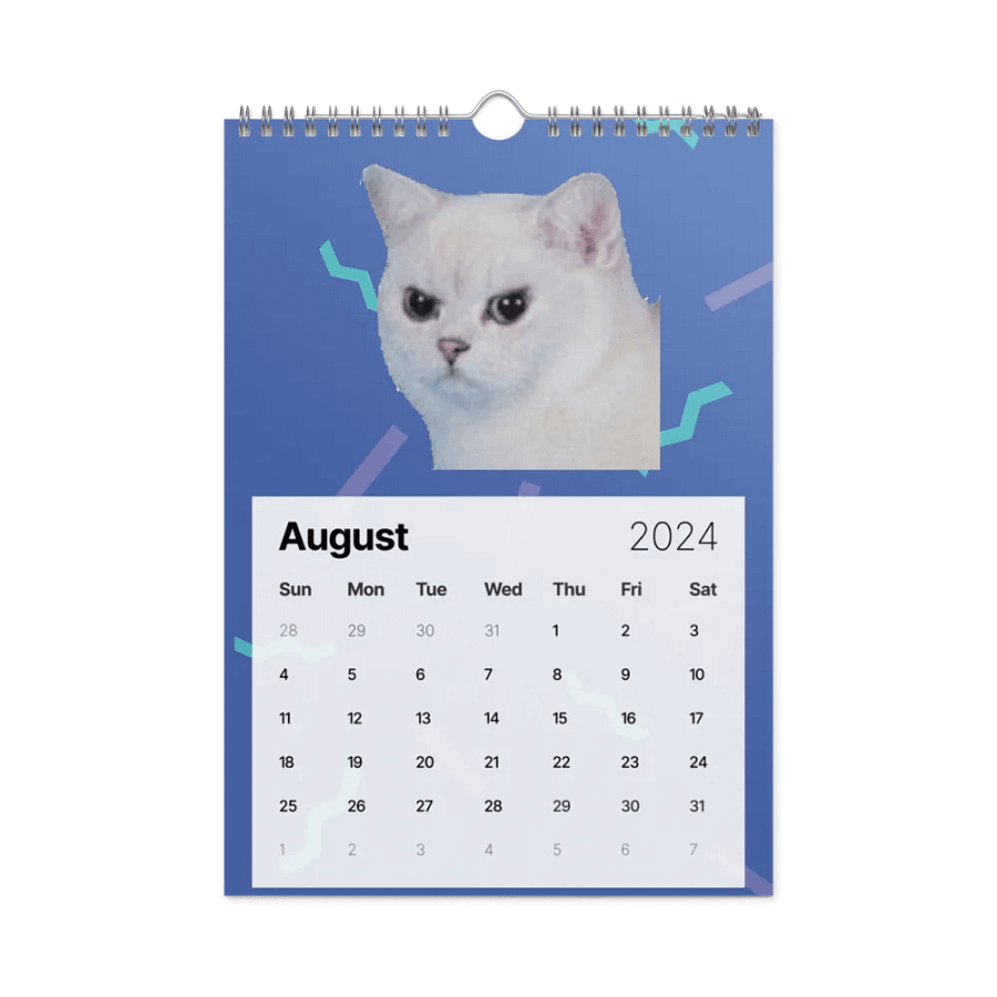 Wall Calendar (2024): Meme Cats product image (4)