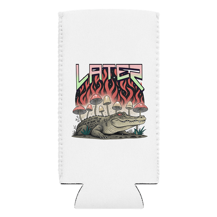 Later Alligator Mushroom Crocodile Can Cooler product image (1)