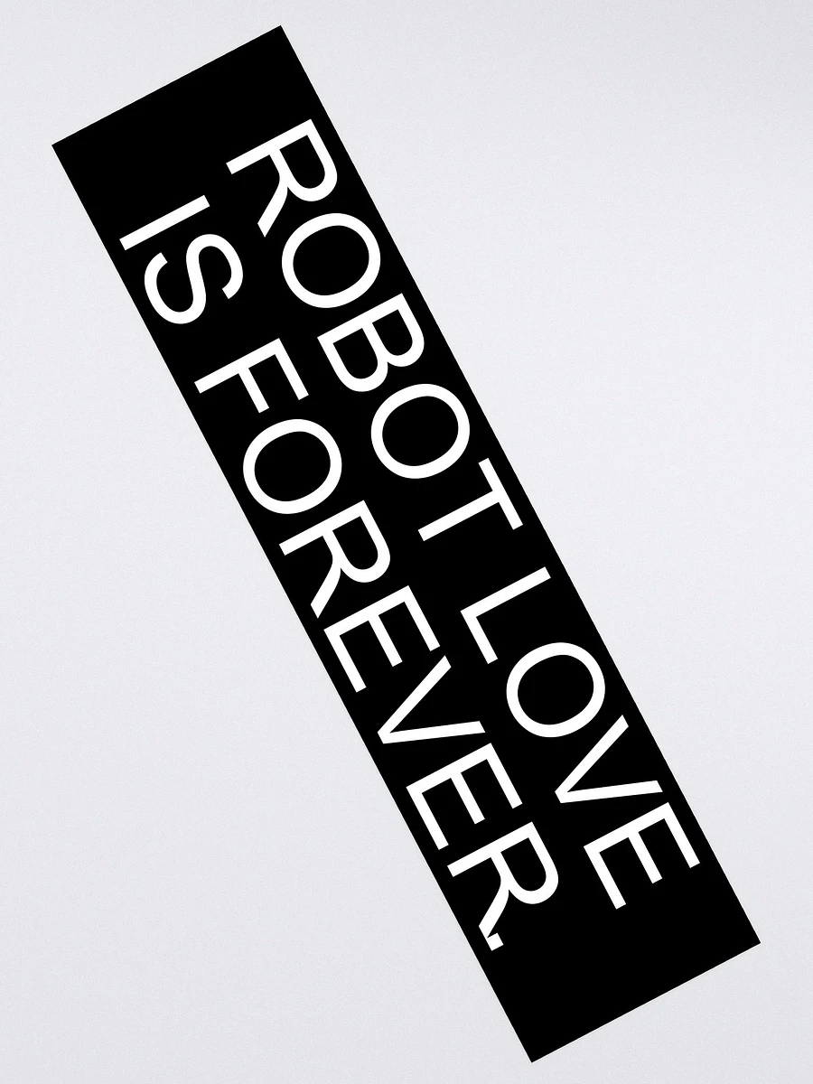 Robot Love bumper sticker product image (2)