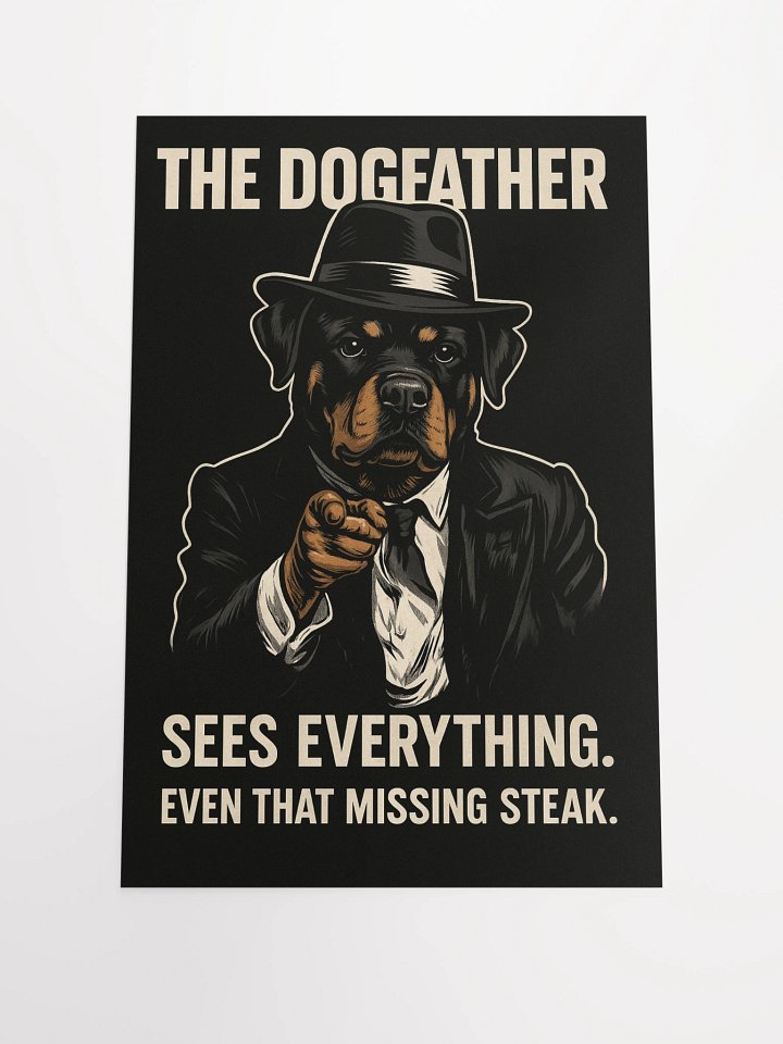 The Dogfather: Rottweiler Poster product image (3)