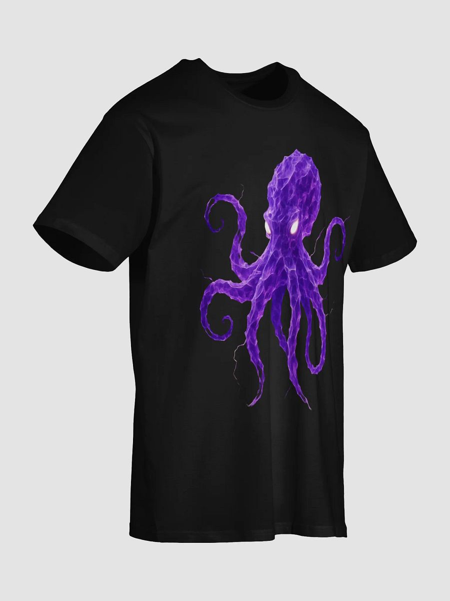 Purple Electric Octopus Adult Shirt product image (17)