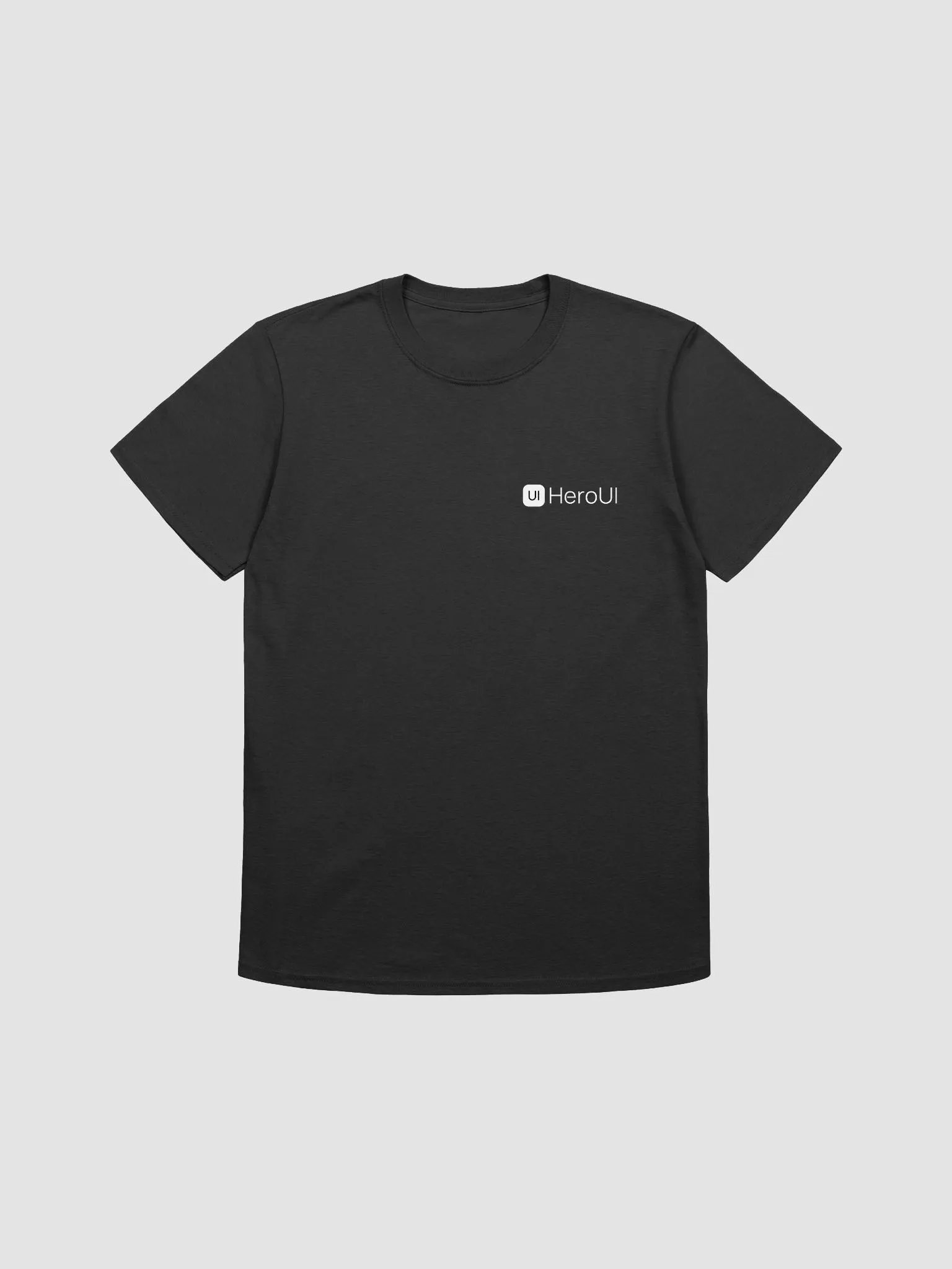 HeroUI Unisex T-shirt - Black product image (1)