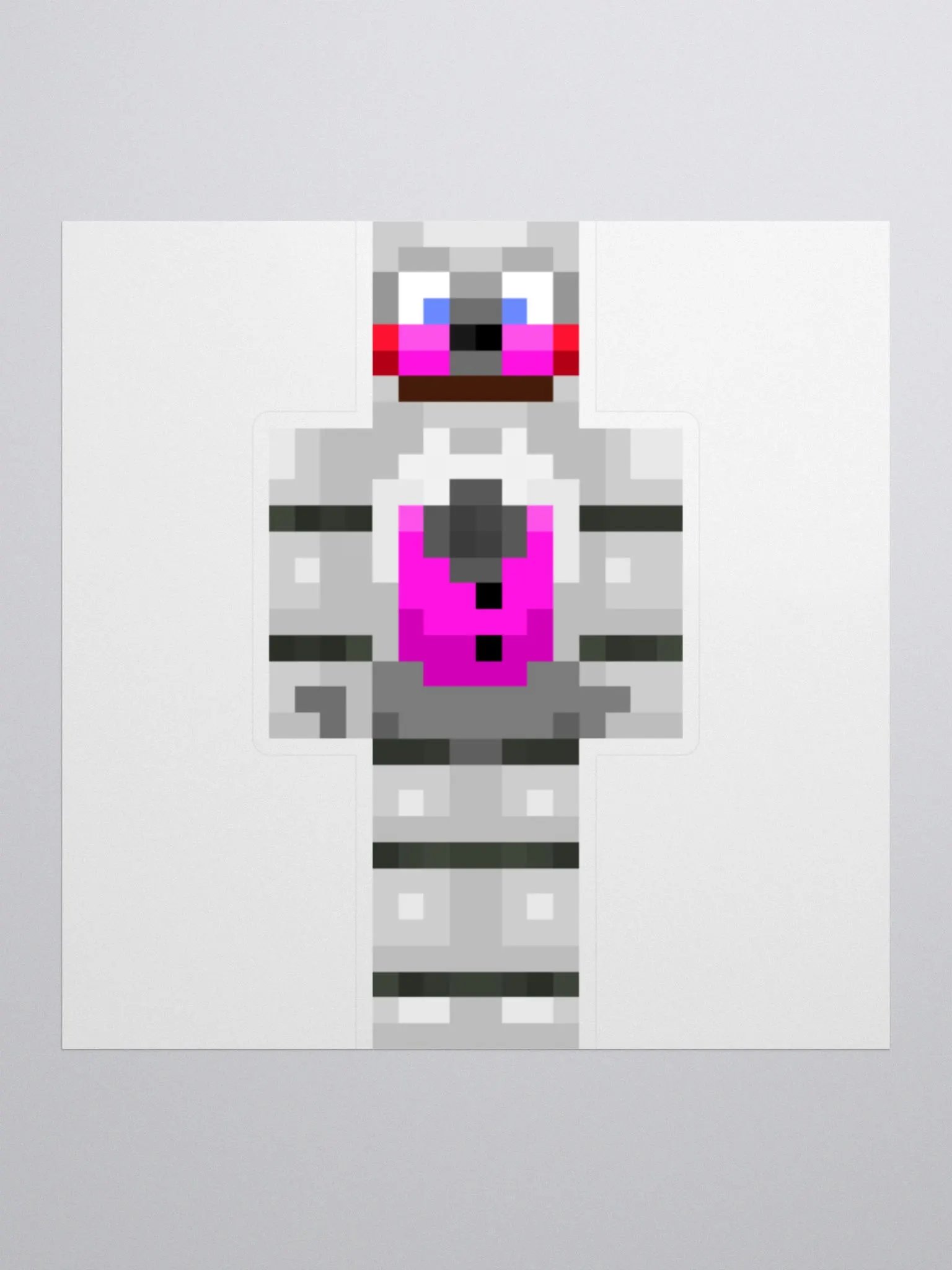 Funtime3Freddy3 Minecraft Skin Sticker product image (2)