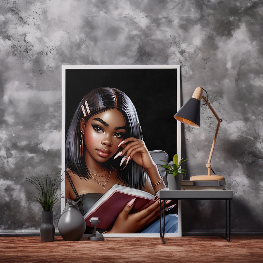 Black reading queen product image (3)