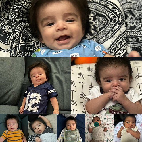Awe 🥰 happy 3 months my little bundle of joy 💕