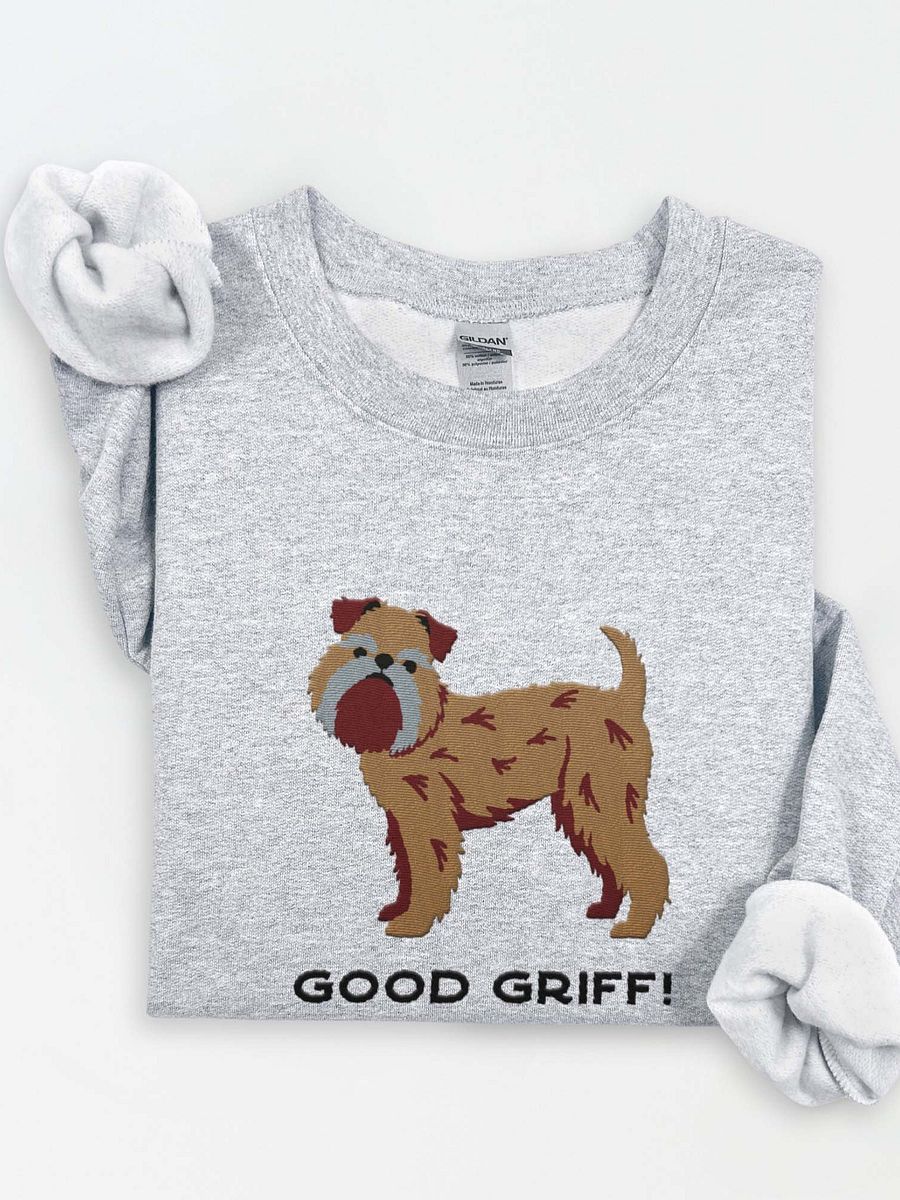 Good Griff! Sweatshirt (Embroidered) of a Brussels Griffon product image (1)