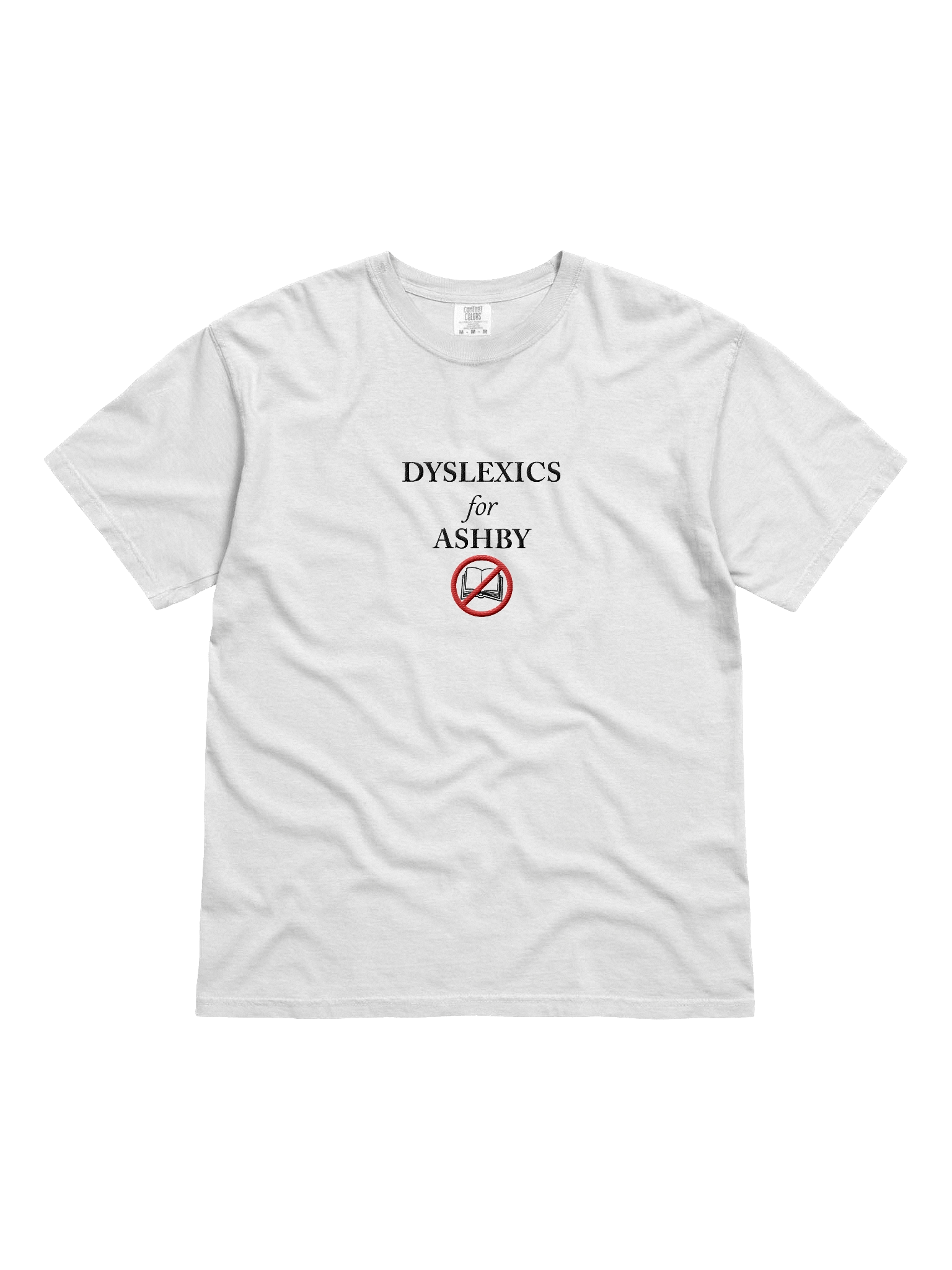 DYSLEXICS 4 ASHBY TSHIRT (embroidered) product image (1)
