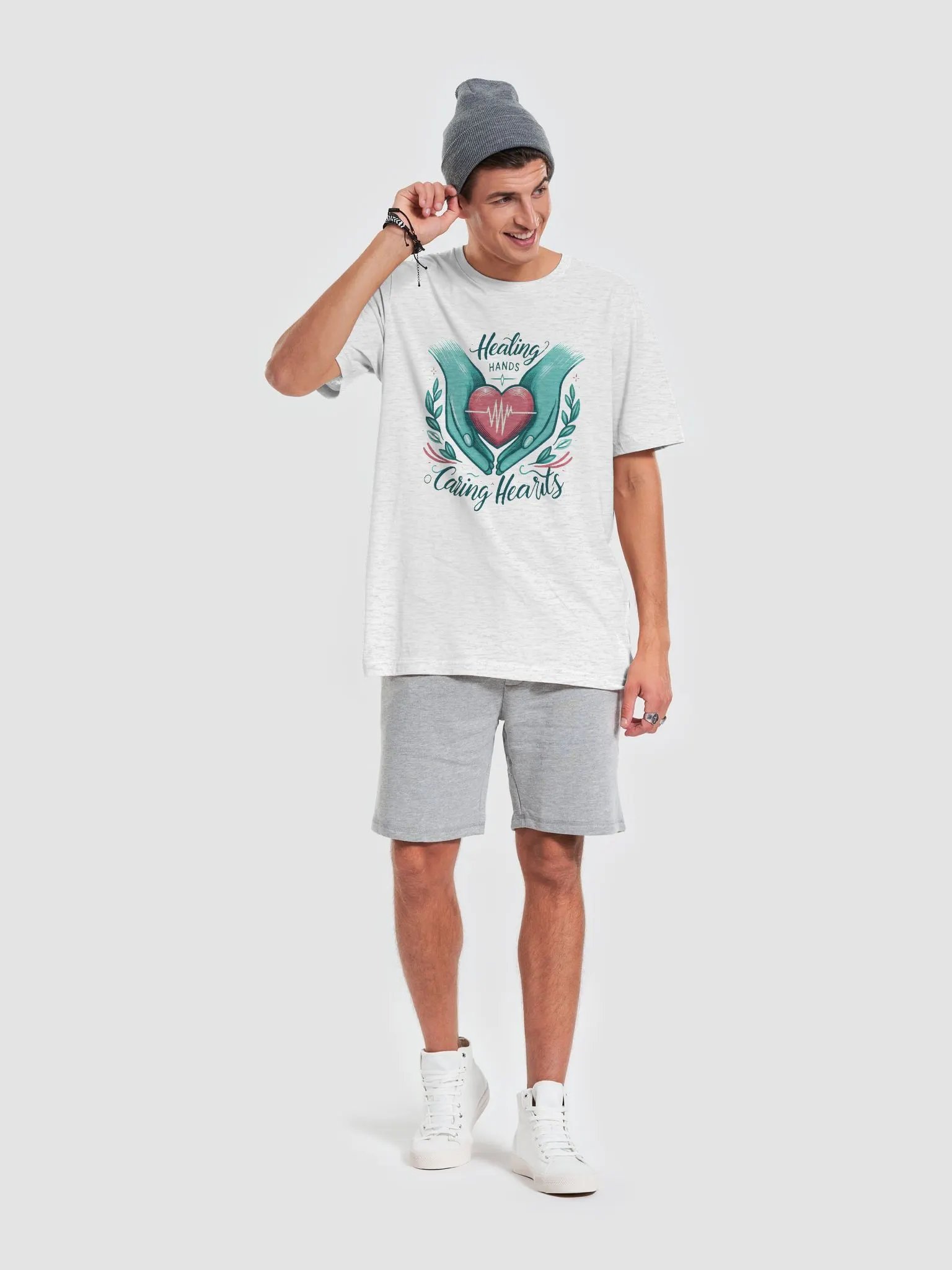 Healing Hands, Caring Hearts T-Shirt product image (58)