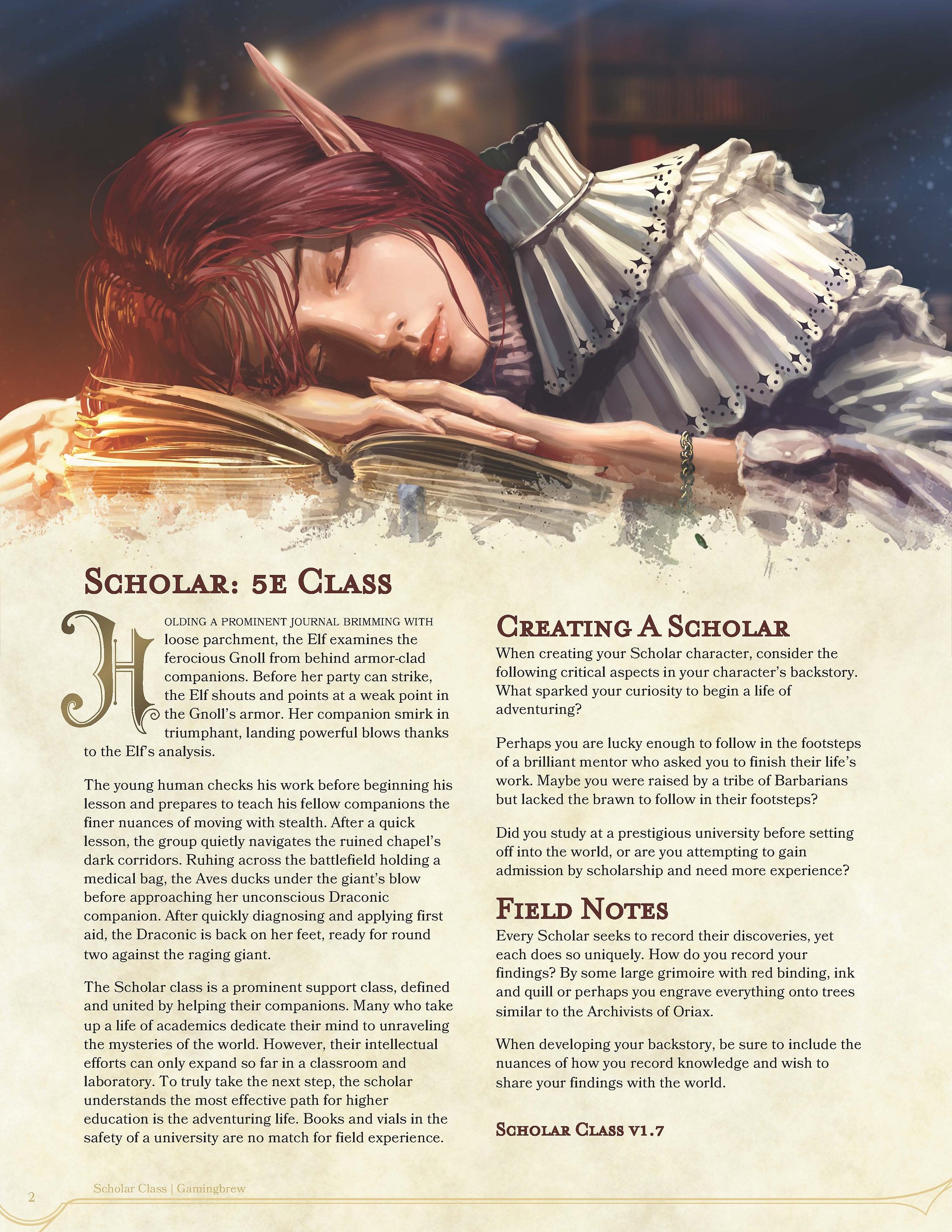 Scholar 5E Class (PDF) product image (3)