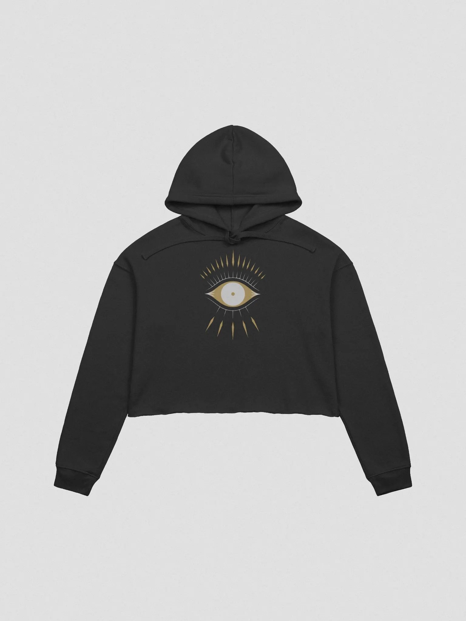 Gold/White Eye Cut-off Sweatshirt product image (1)