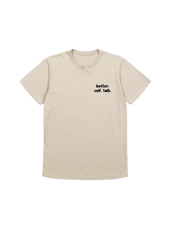 Better. Self. Talk. T-Shirt (Black & Red) product image (1)