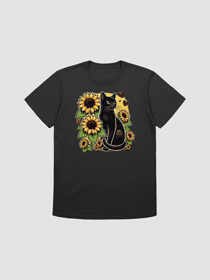 Sunflower Cat Love Unisex T-Shirt product image (4)