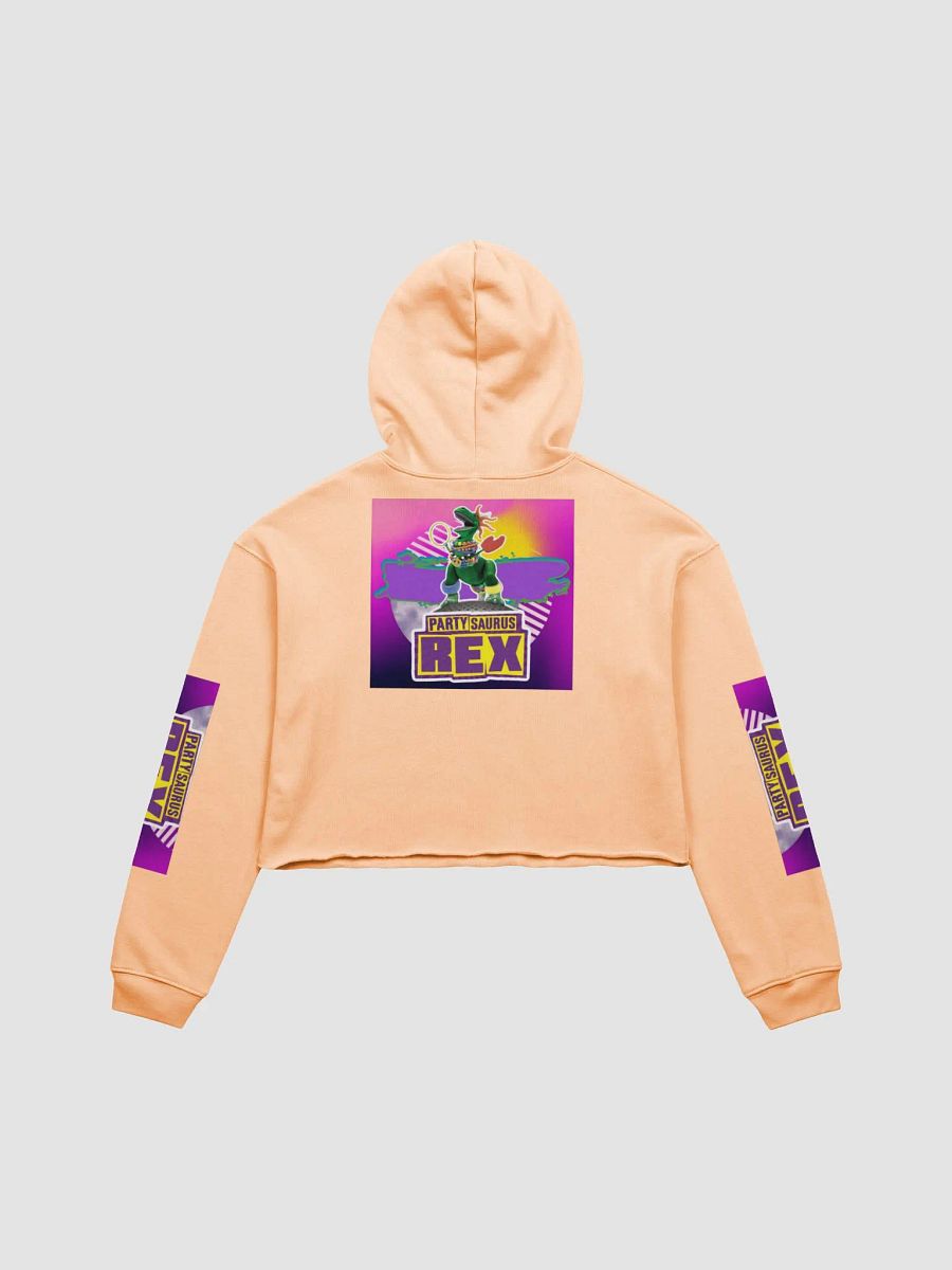 Partysaurus Rex Crop Top Hoodie product image (2)