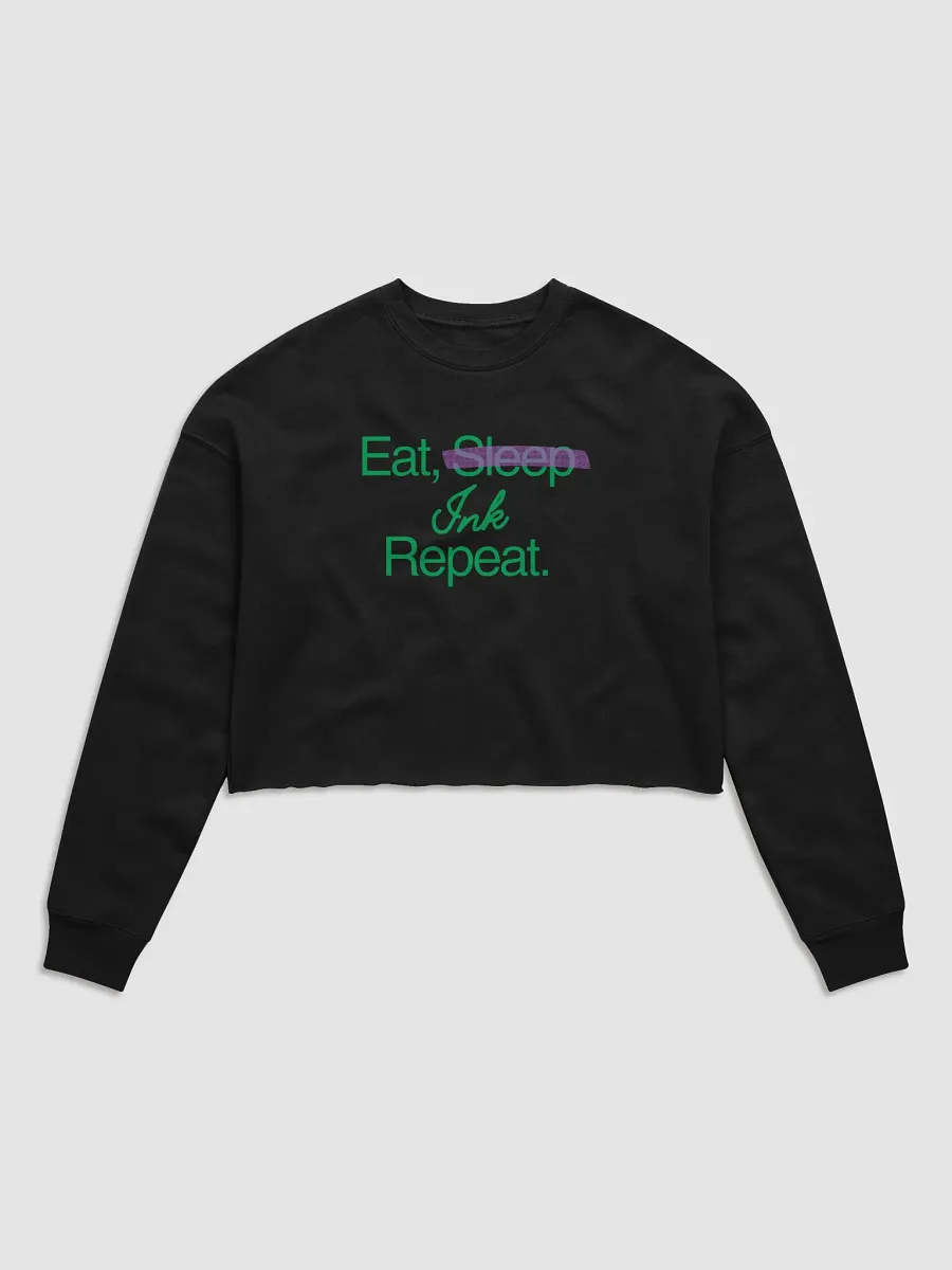 "Eat Ink Repeat" Cropped Sweater product image (1)