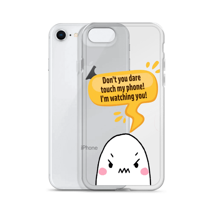 Don’t you dare touch my phone Case for IPhone product image (2)
