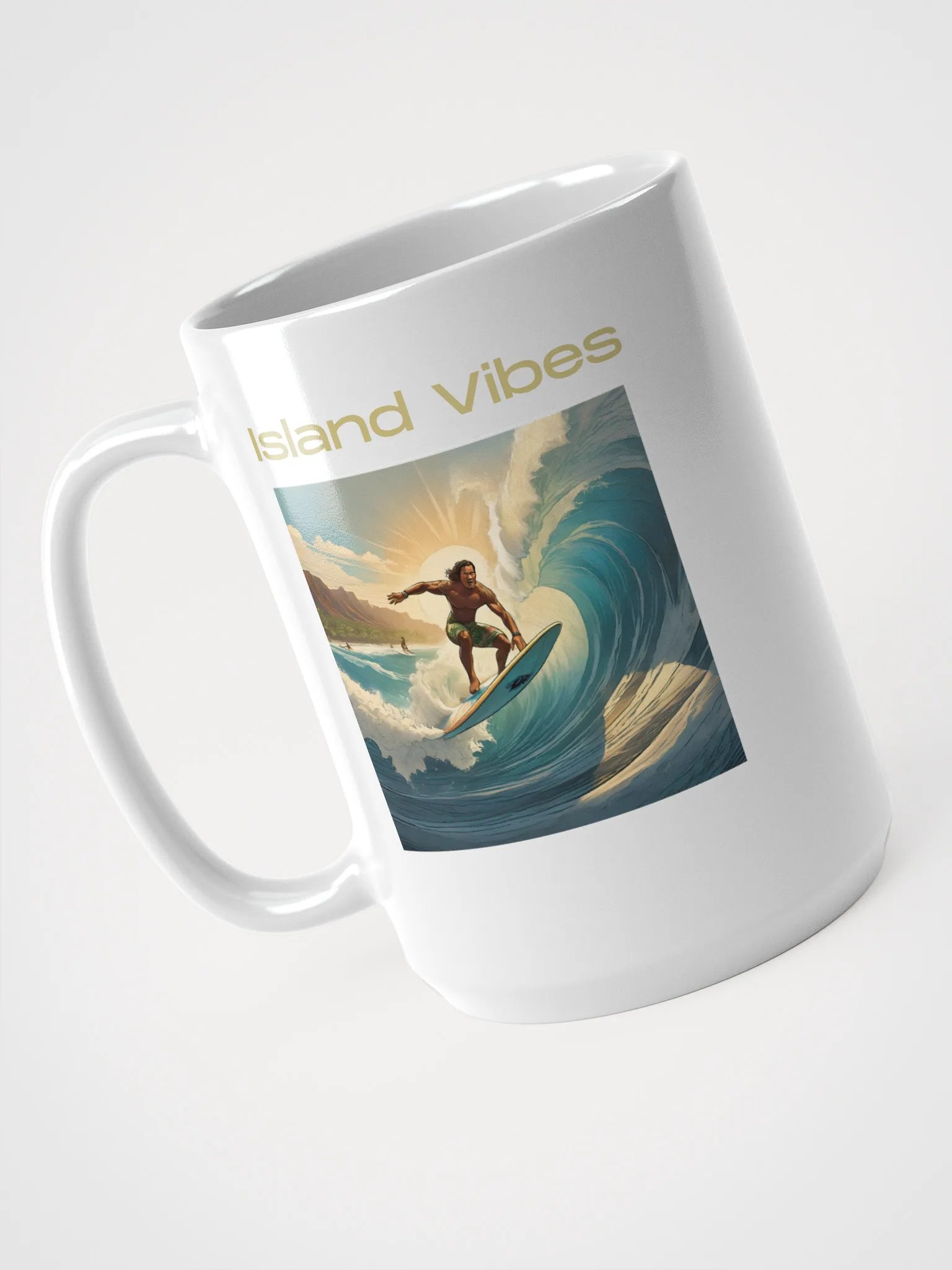 "Island Vibes" Tropical Wave Rider Mug product image (3)