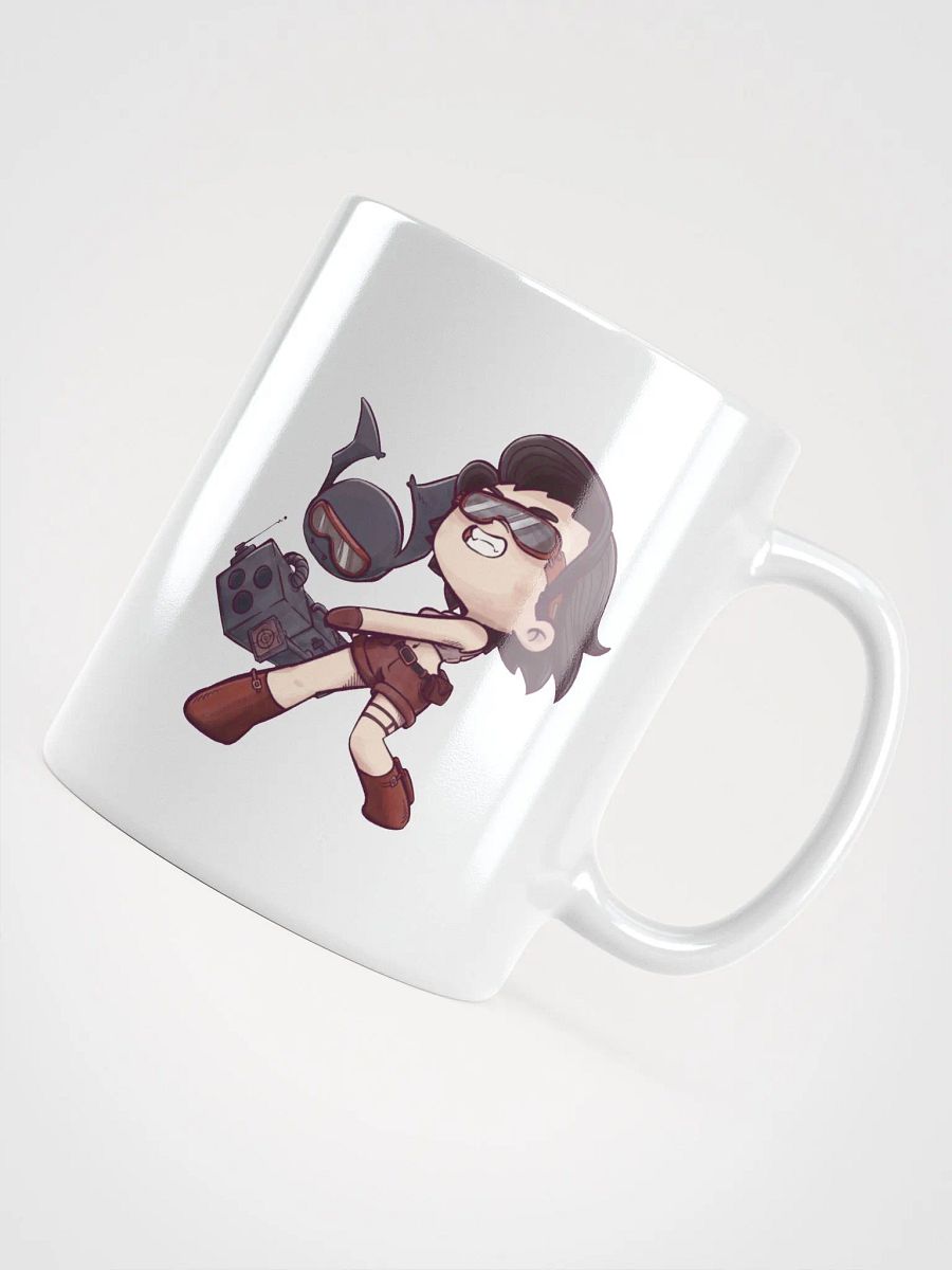 She & Her Pet | White Glossy Mug product image (4)