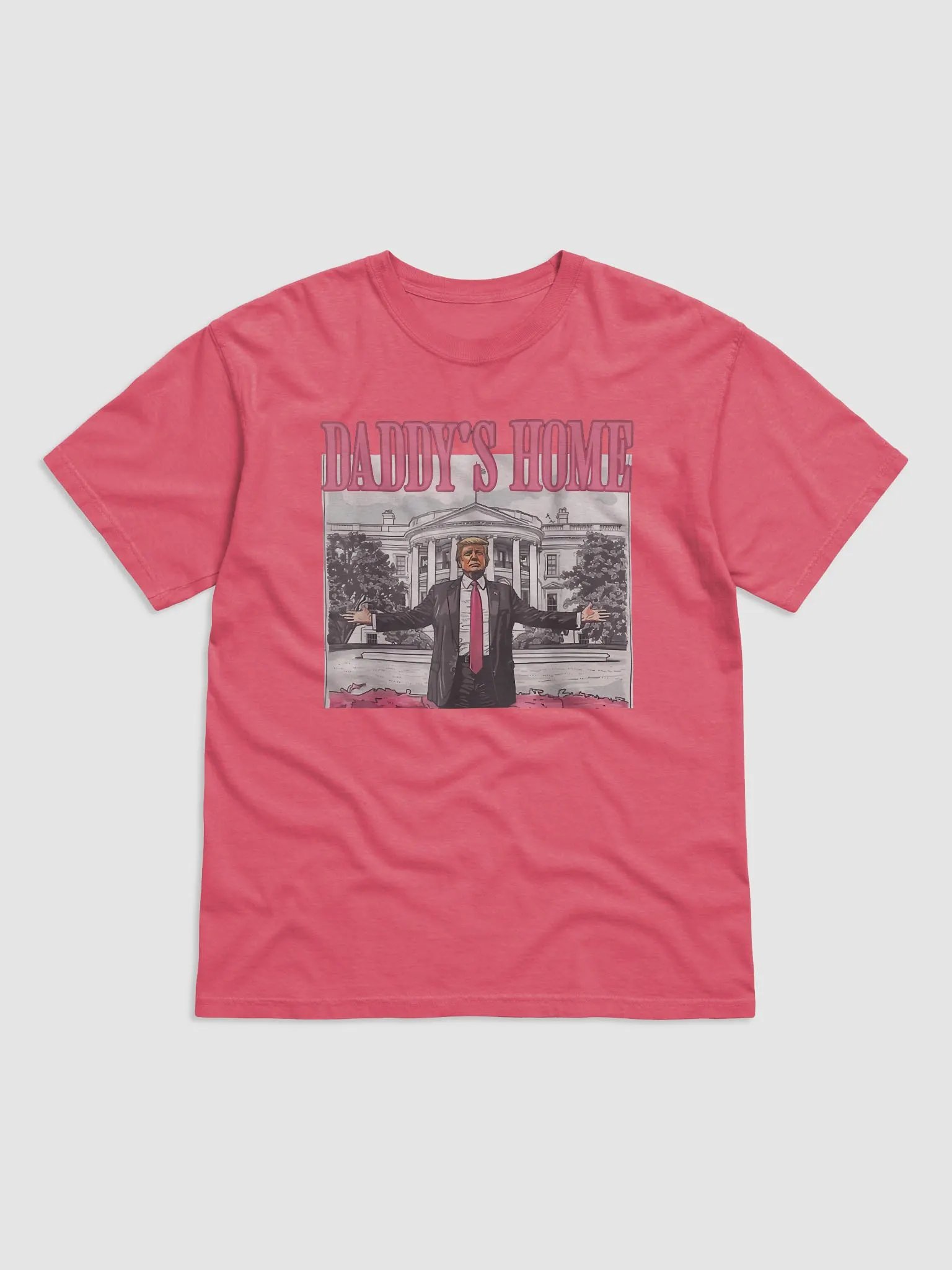Daddy's Home White House Pink Trump 2024 T-Shirt product image (2)