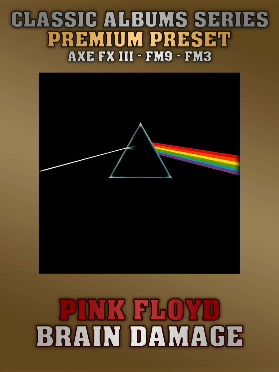 Pink Floyd - Brain Damage | Premium Preset | Axe FX III - FM9 - FM3 product image (1)