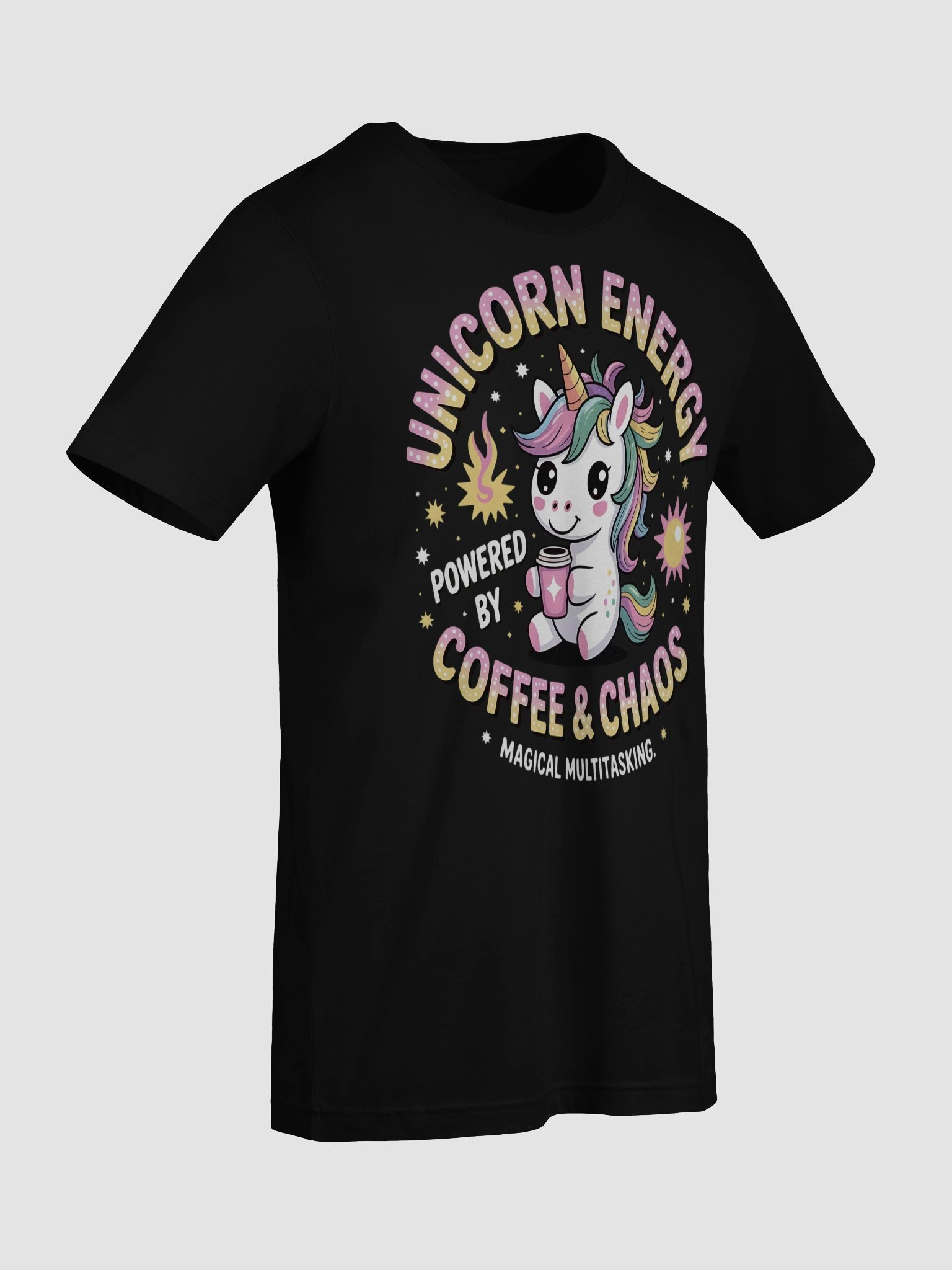 Unicorn Energy Coffee Lover T-Shirt product image (92)