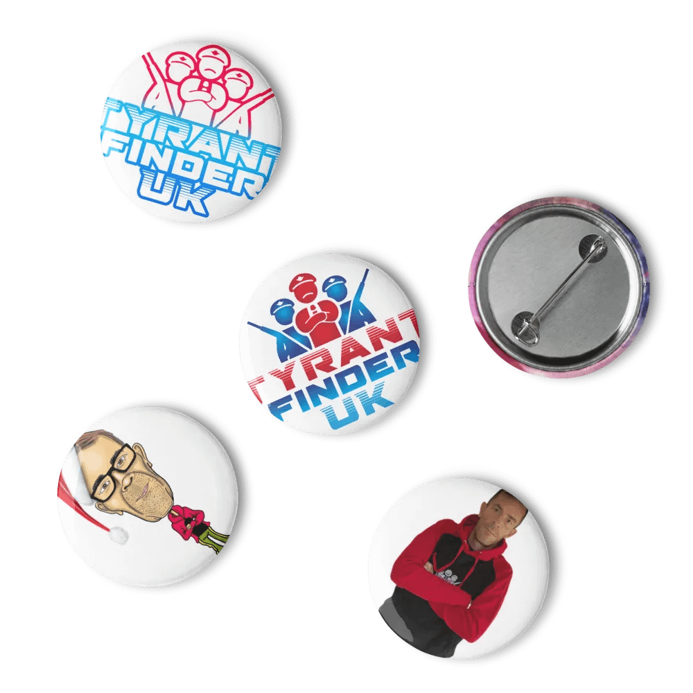 Tyrants Set of Pin Buttons product image (15)