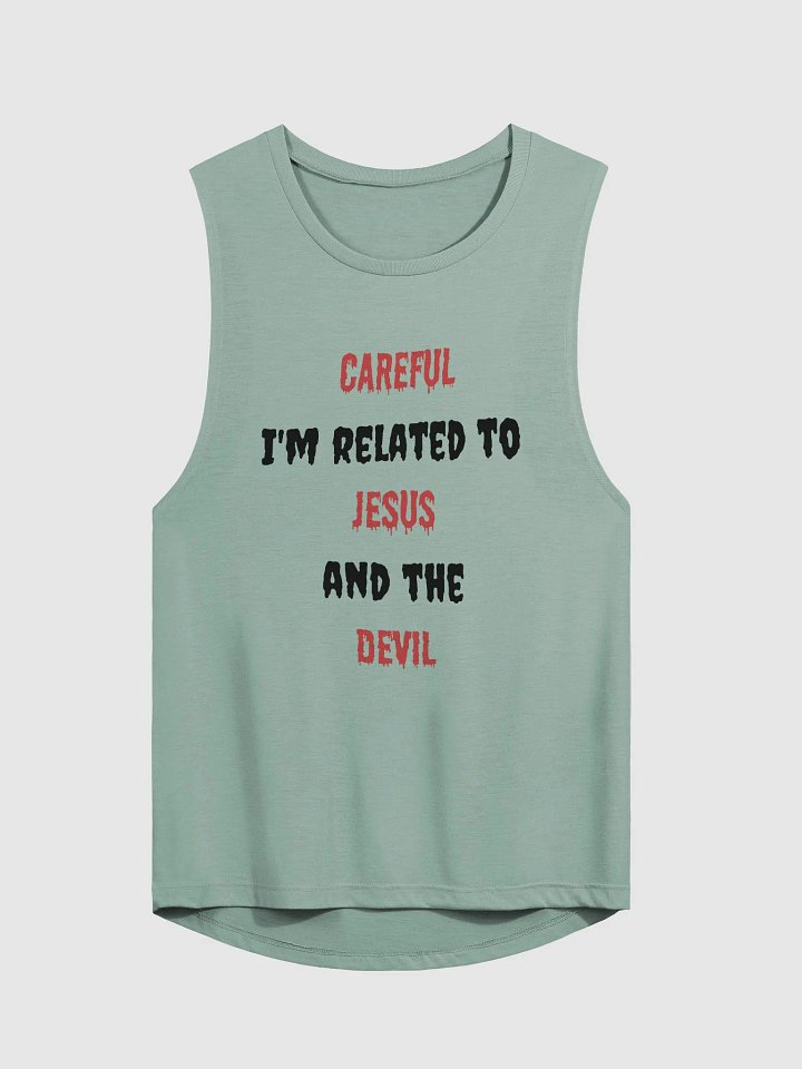 Related to Jesus and the Devil Women's Flowy Muscle Tank product image (2)