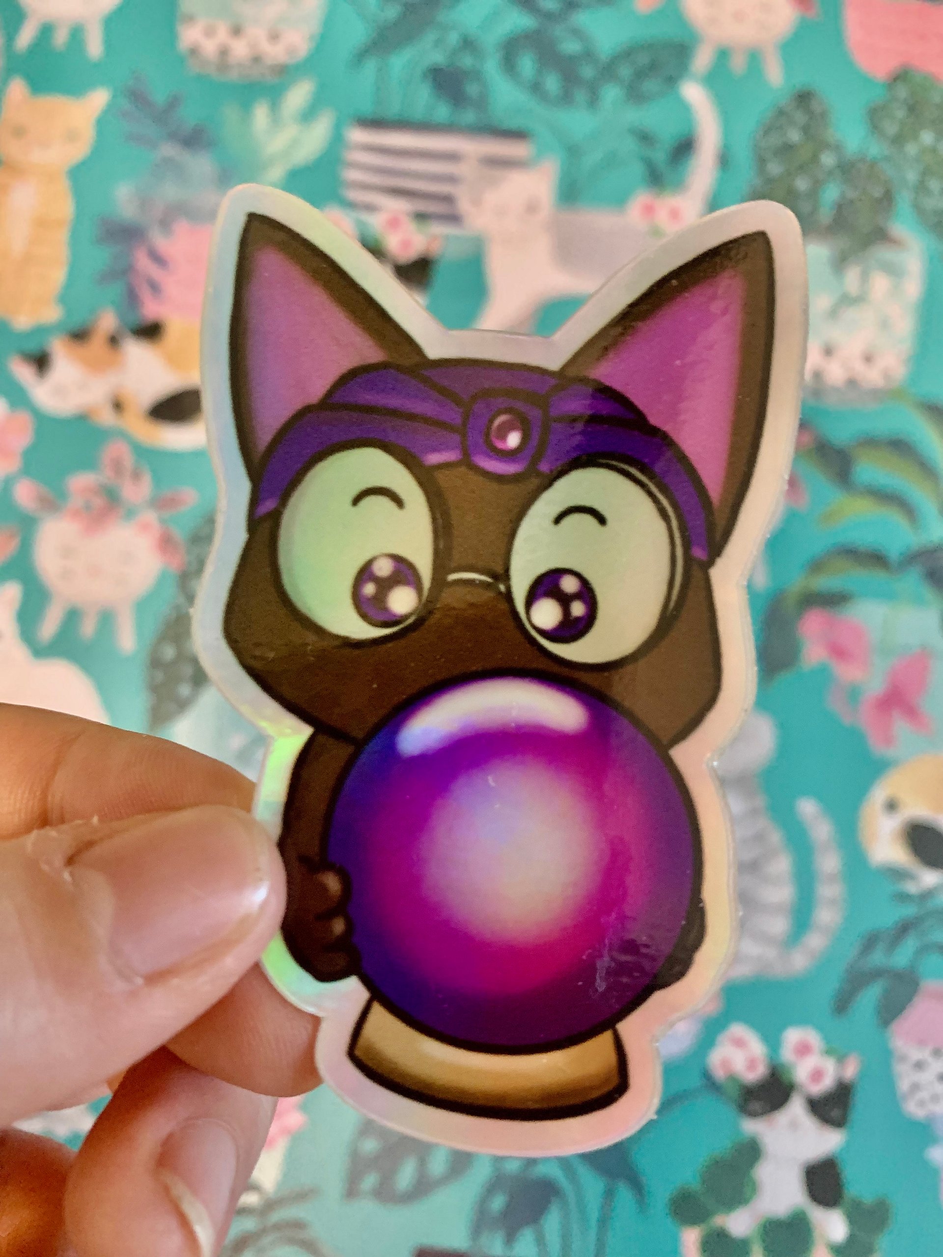 Artemis the Purr-tune Teller Sticker product image (1)