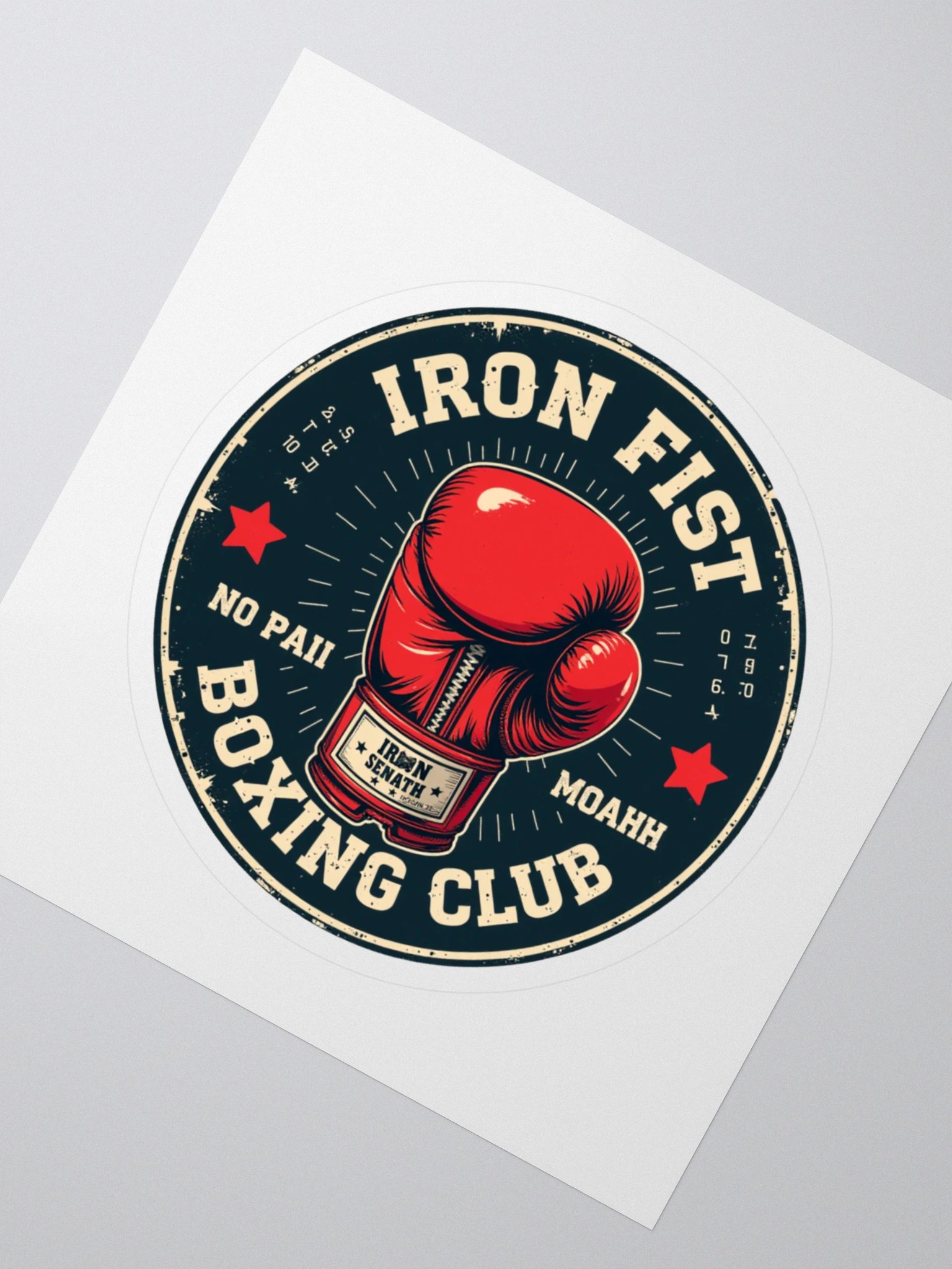 Iron Fist Boxing Club Sticker Set product image (2)
