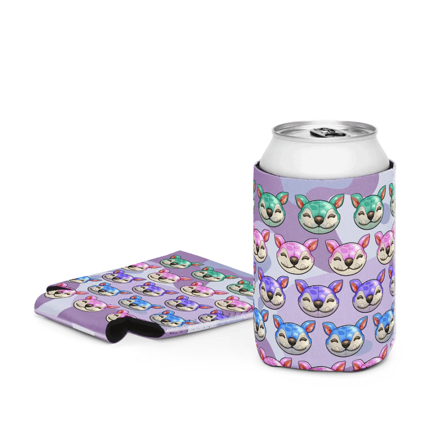Cheerful Chapaa Faces Can Cooler product image (4)