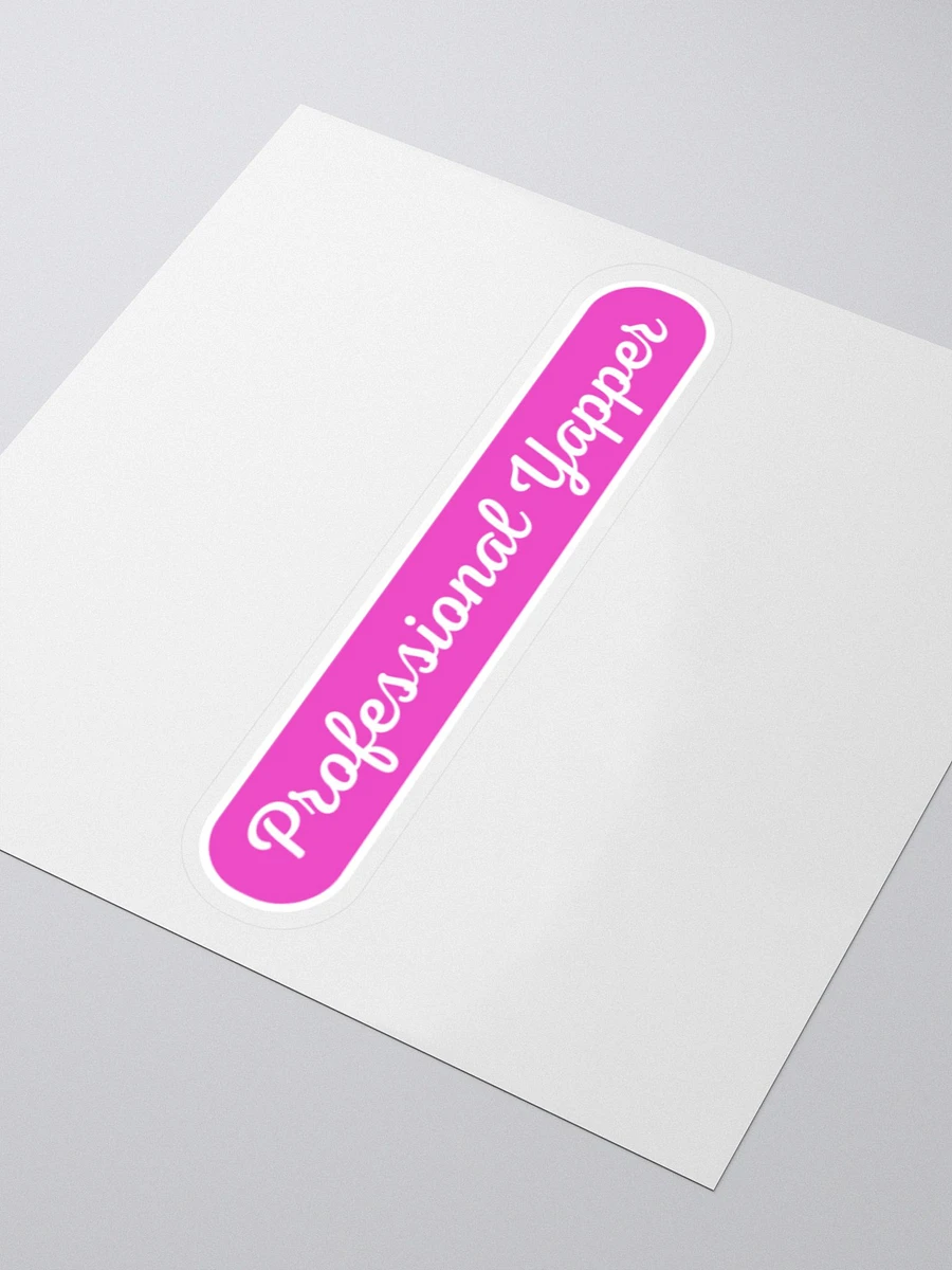 Professional Yapper Sticker - Pink product image (7)