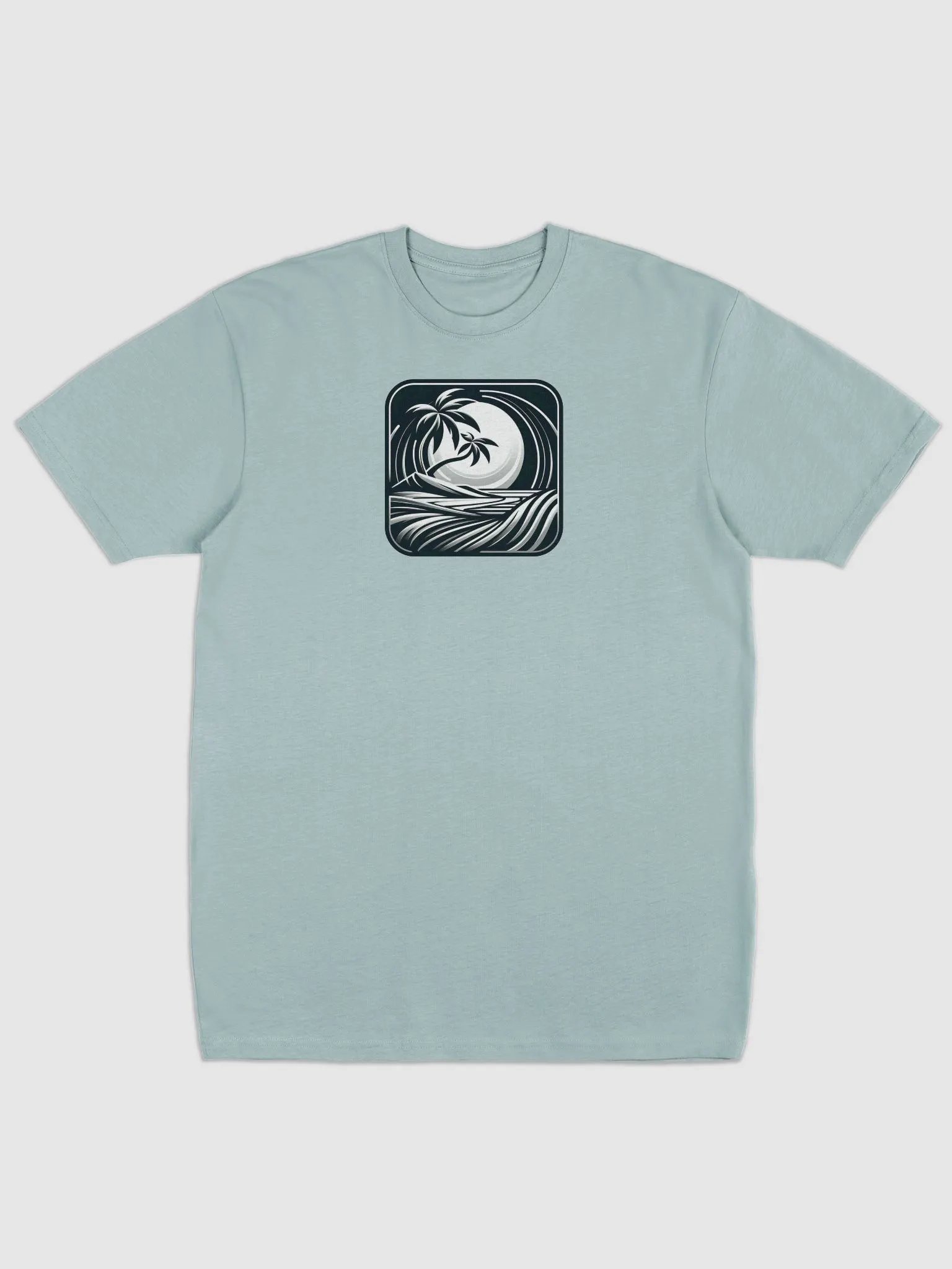 Tropical Moonlight Men's Tee | AI Design product image (2)
