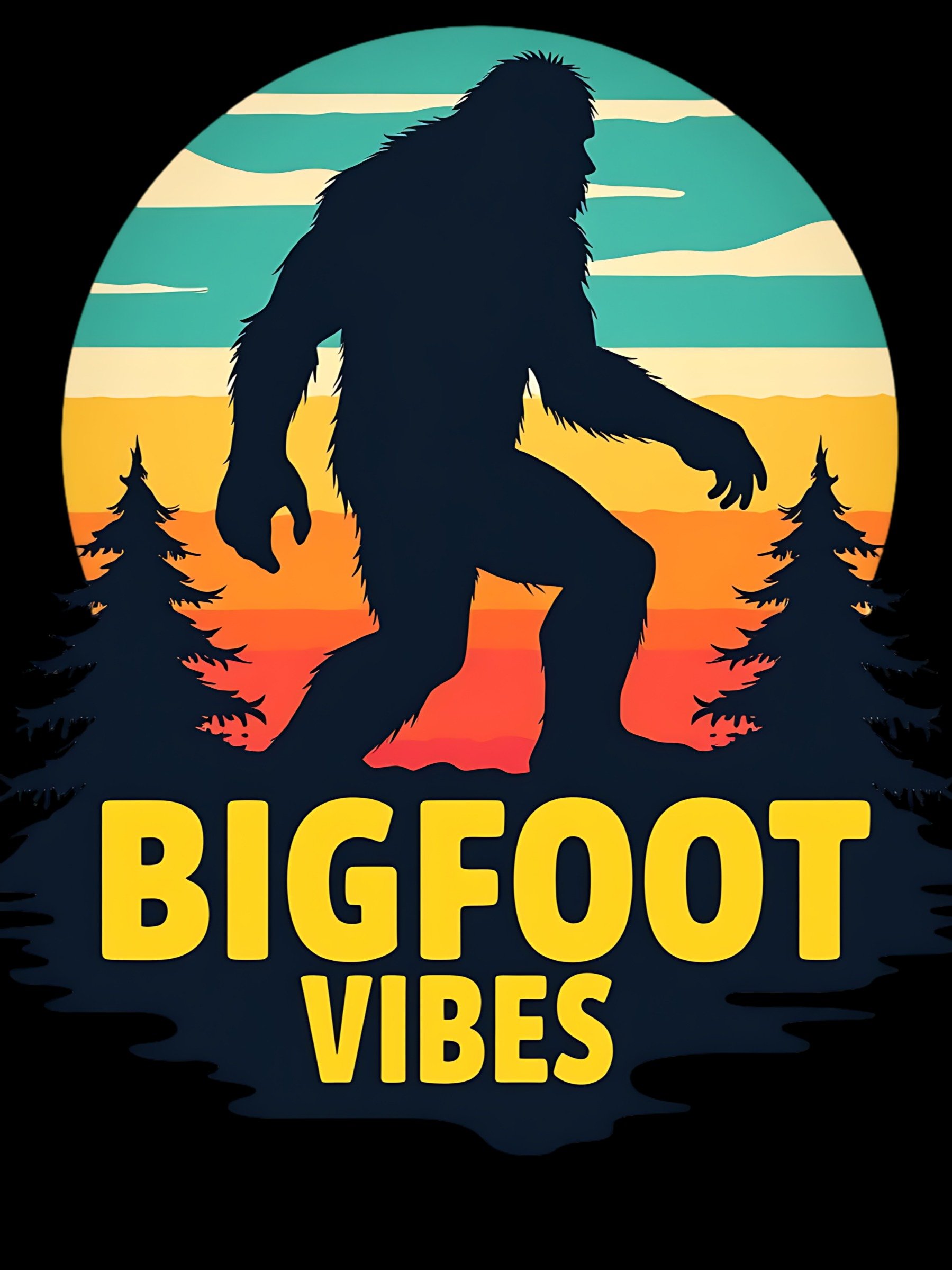 Bigfoot Enthusiast Retro Outdoor Adventure product image (1)