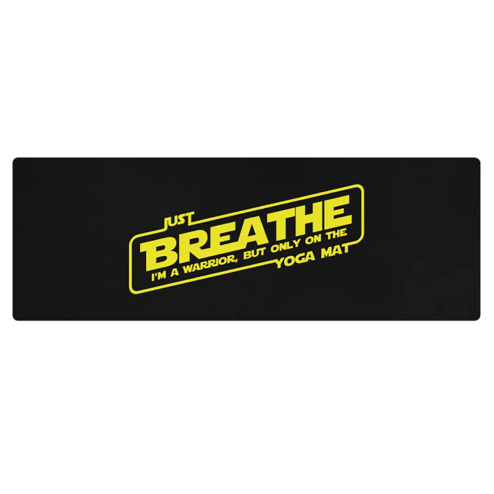 Just Breathe I'm a Warrior Yoga Mat product image (1)