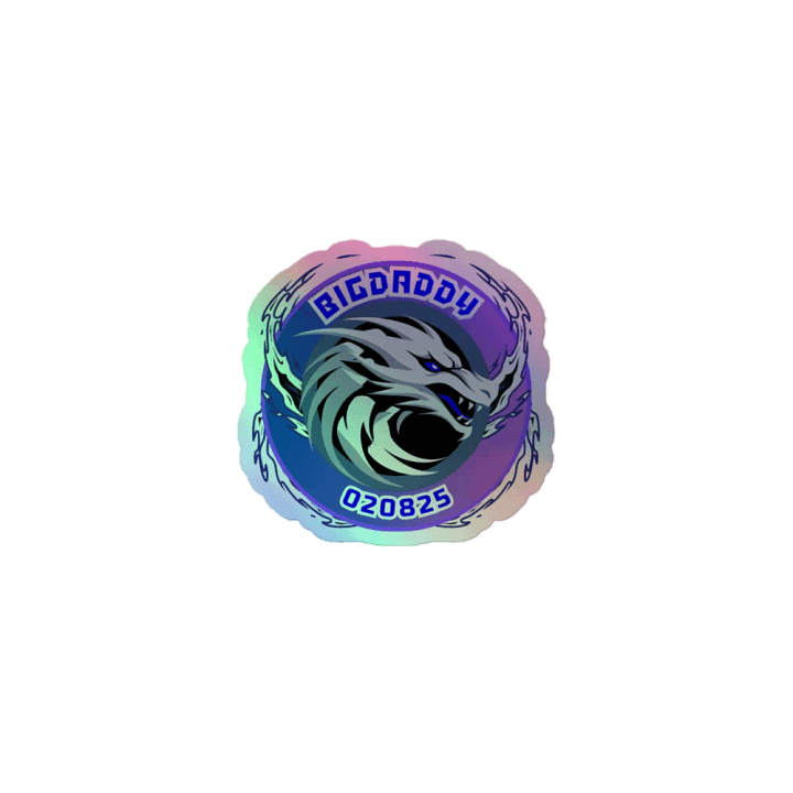 bigdaddy 2.0 holo sticker product image (1)