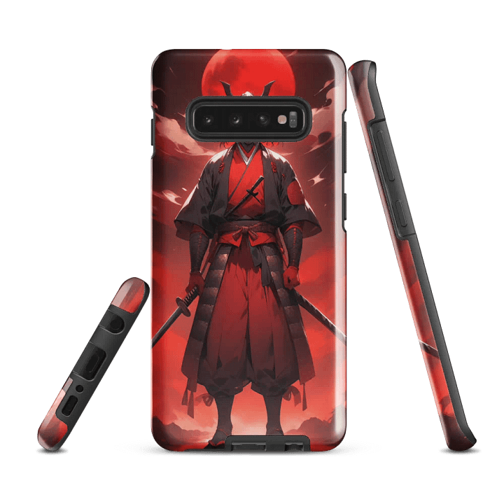 Samurai of the Crimson Moon Samsung Tough Case – Striking Warrior Art product image (3)