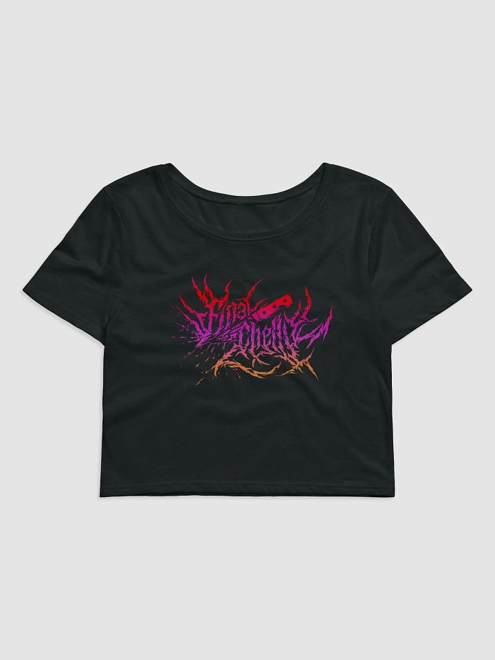 Keep It Metal Pink Logo Womens Printed Crop Top product image (1)