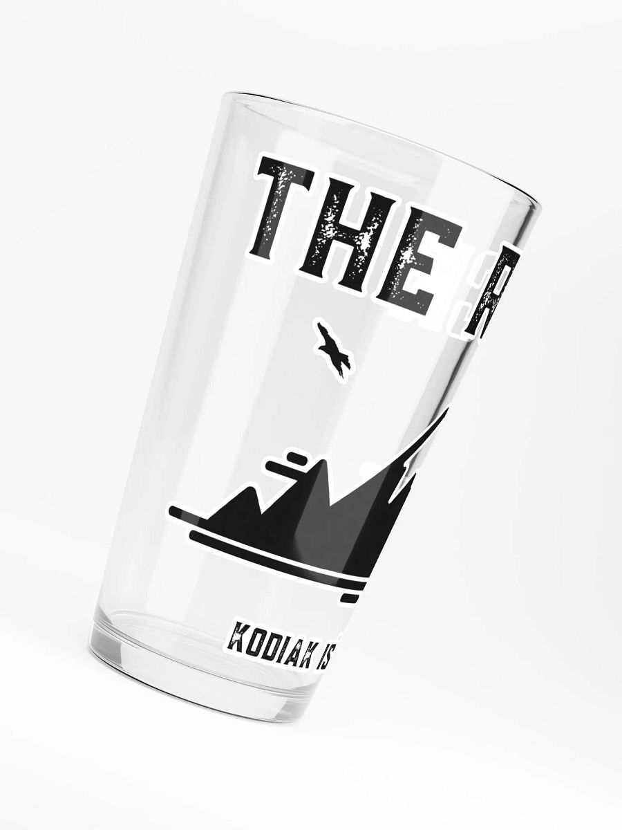 The Rock Pint Glass (Black) product image (6)