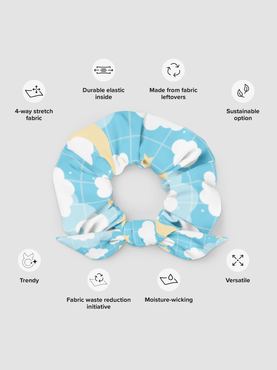 ImaginaryStory All-Over Print Scrunchie Blue product image (5)
