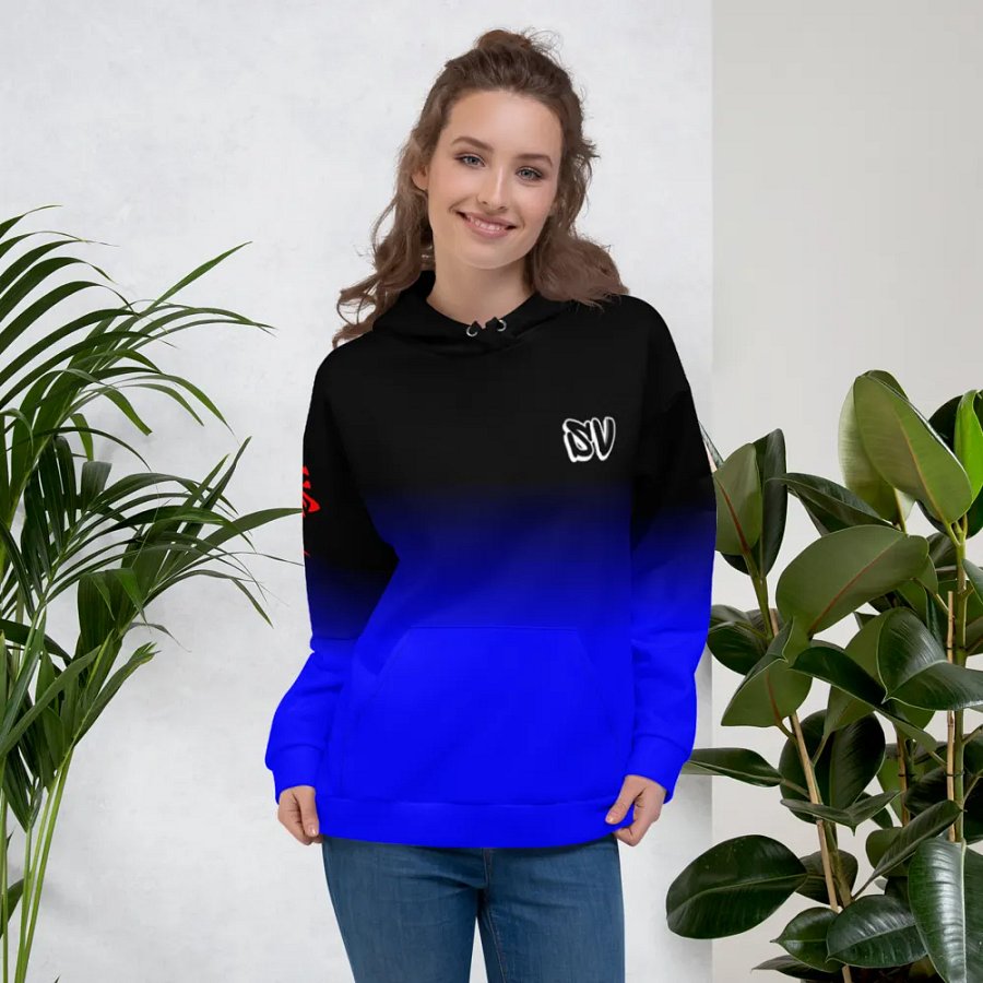 STRAIGHT VIBIN NEON COLOR FADE STYLE SHUKAKU + GAARA HOODIE product image (5)