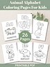 Printable Animal Alphabet Coloring Pages – 26 Fun &amp; Easy Designs For Kids