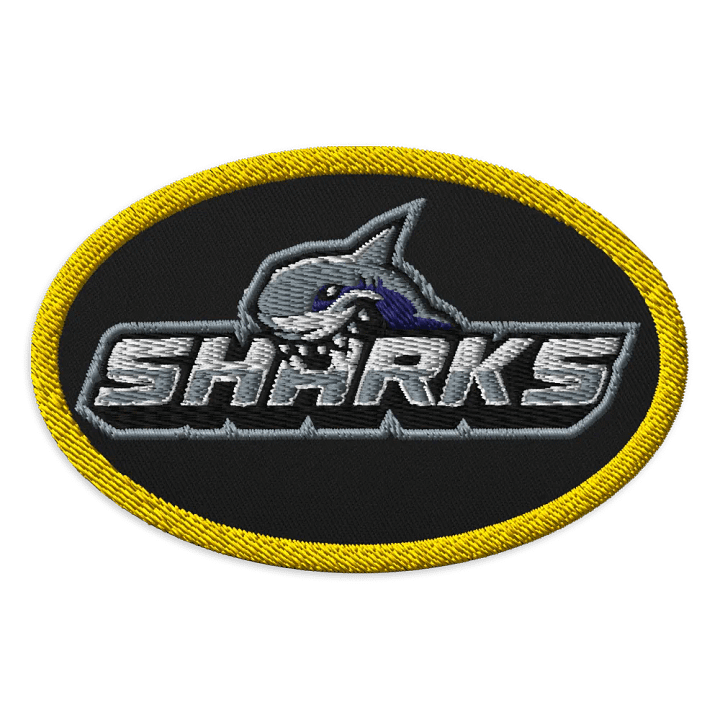 Sharks Embroidered Patch product image (1)