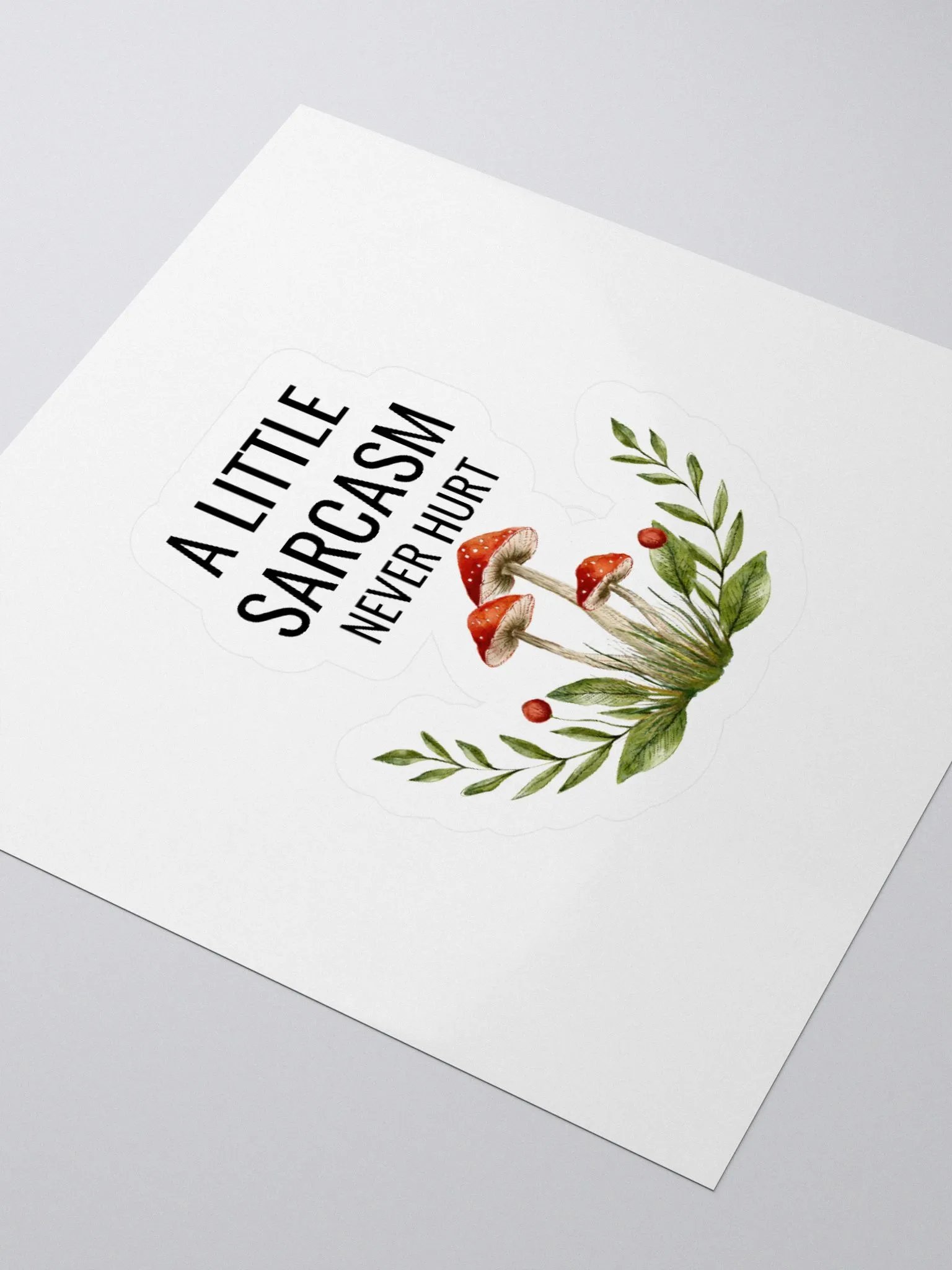 A little Sarcasm Never Hurt Sticker product image (3)