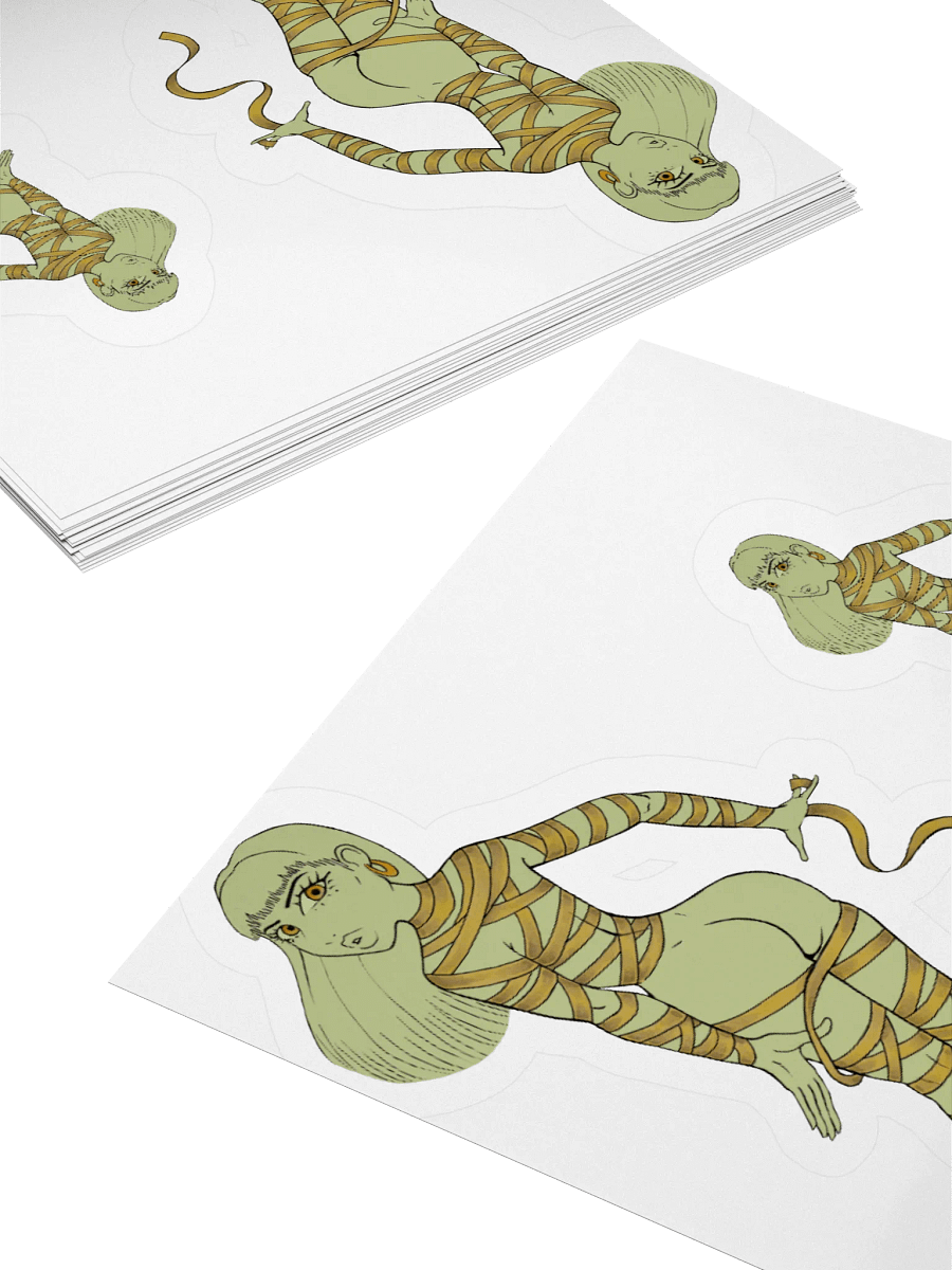 Pinuptober day 18 small stickers product image (4)