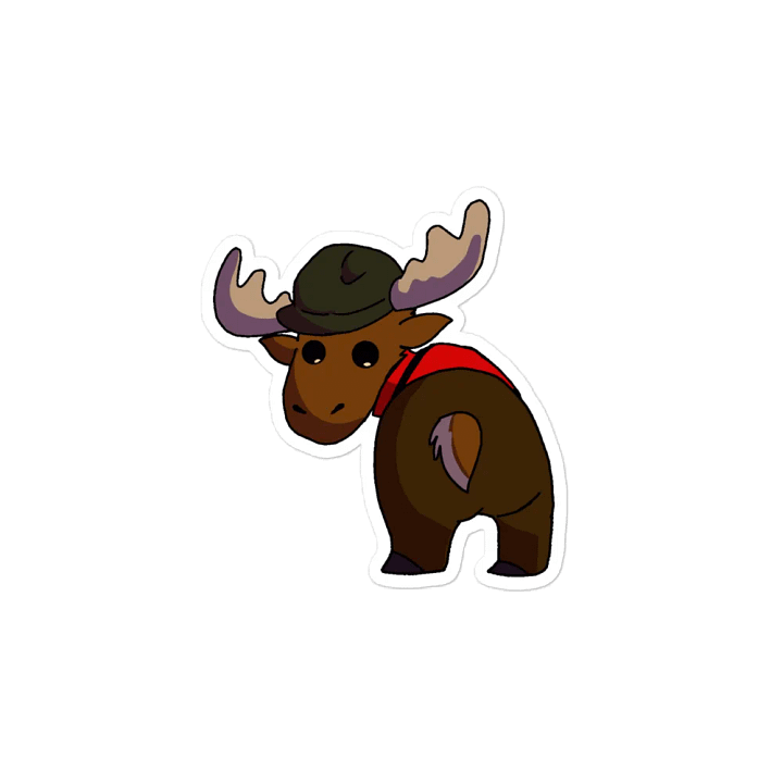 Mountie Moose Vinyl Magnet! product image (2)
