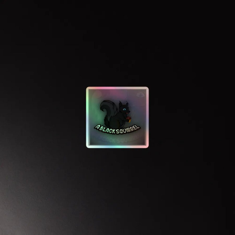 Shiny Squirrel Logo Sticker product image (4)