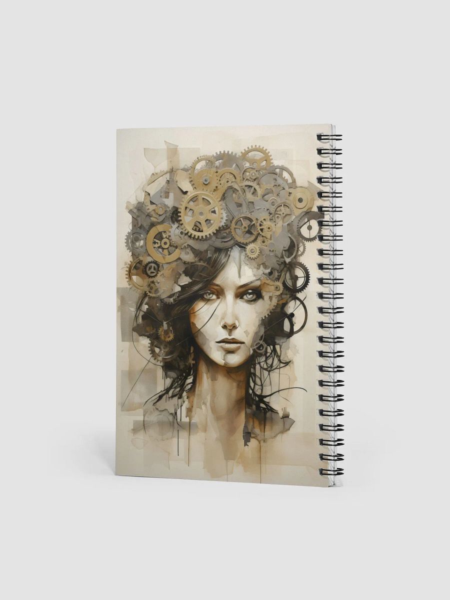 Clockwork Cog Lady Notebook product image (2)