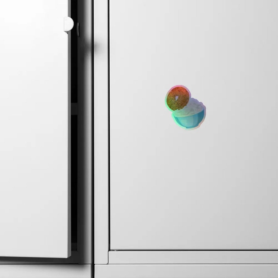 Small Bagel Dip Holo Sticker product image (6)