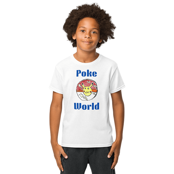 Poke World T-shirt (Youth Size) product image (2)