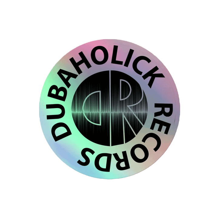 DR Circle Monogram Holographic Sticker Set product image (2)