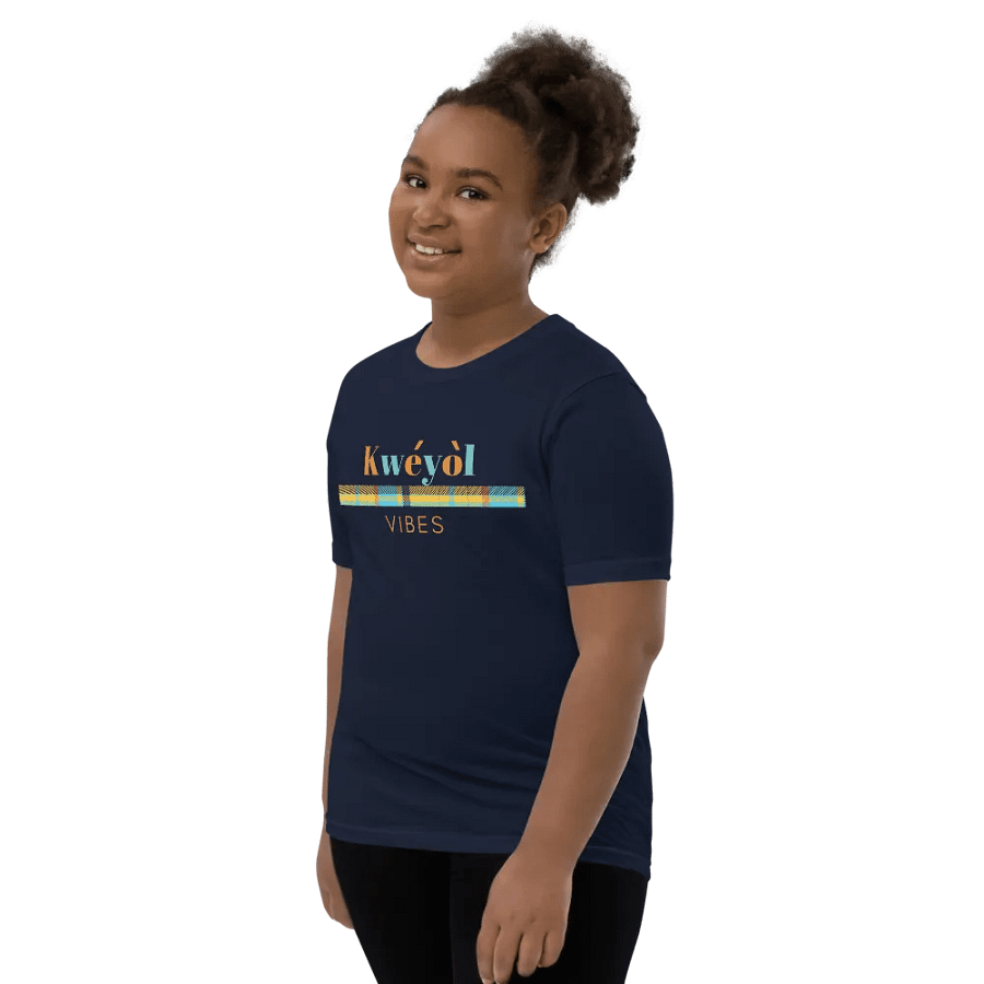 Kwéyòl VIBES Youth T-Shirt product image (10)